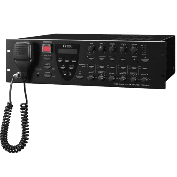 TOA VM-3360VA Voice Alarm Amplifier 1 TOA VM-3360VA Voice Alarm Amplifier