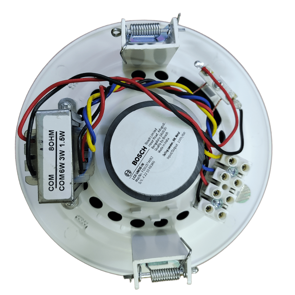 BOSCH LC3-UM06-IN – 6W Compact Metal Ceiling Speaker