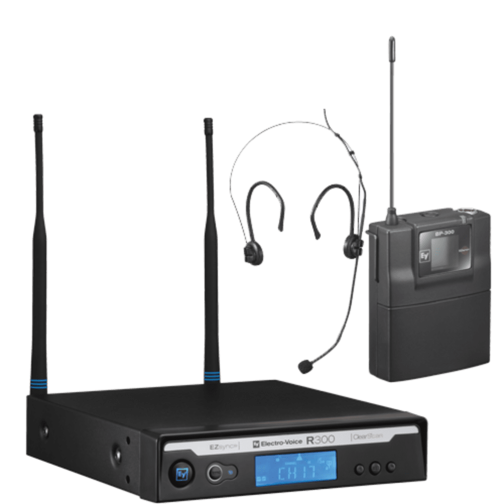Electro-Voice R300-E Wireless Headworn Microphone 1 Electro-Voice R300-E Wireless Headworn Microphone