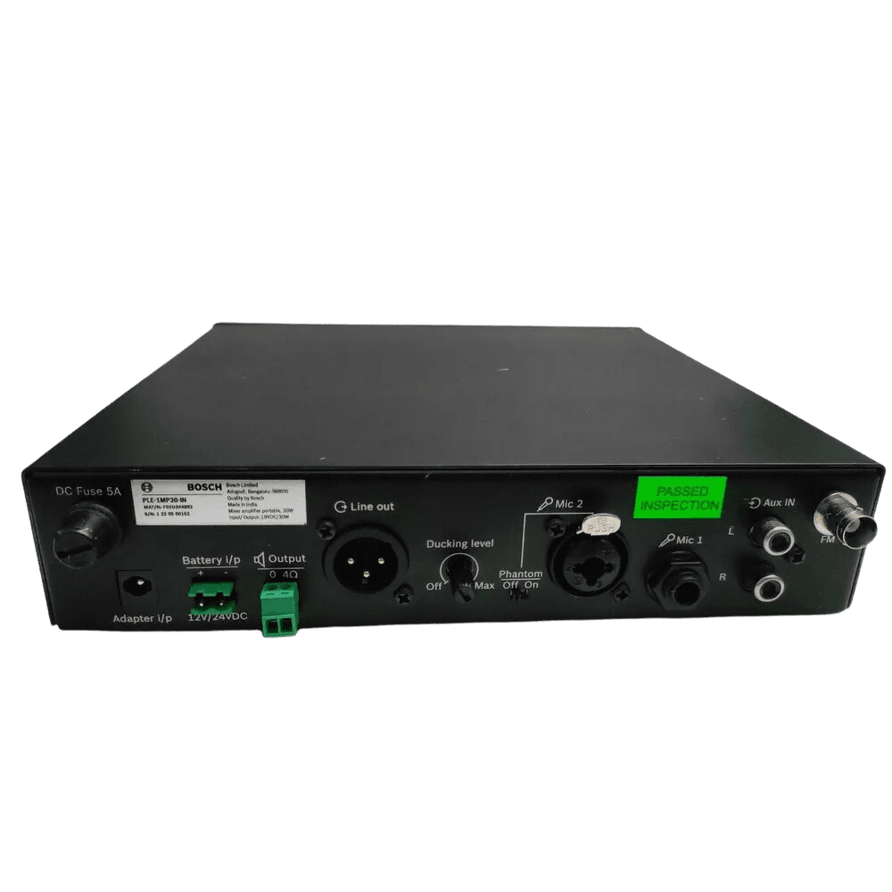BOSCH PLE-1MP30-IN – Mixer Amplifier Portable 30W 2 BOSCH PLE-1MP30-IN – Mixer Amplifier Portable 30W - Image 2