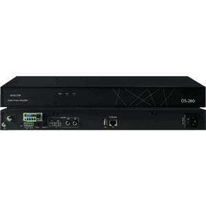 Dasscom DS-260 –120W Network Power Amplifier with SIP, Dante & Bluetooth