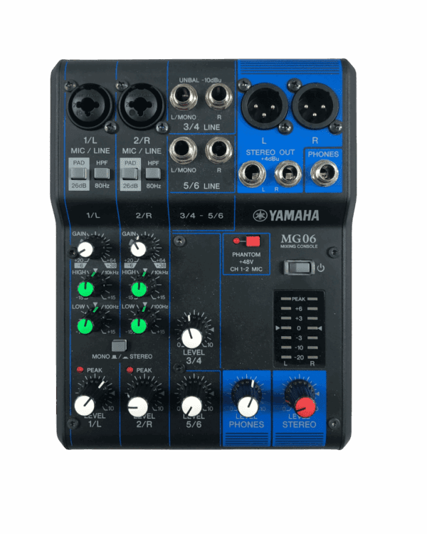 YAMAHA MG06 Mixing Console