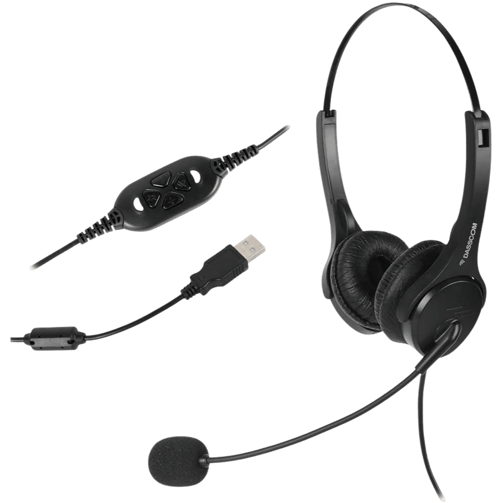Dasscom Veda USB DS-52 Headset 2 Dasscom Veda USB DS-52 Headset