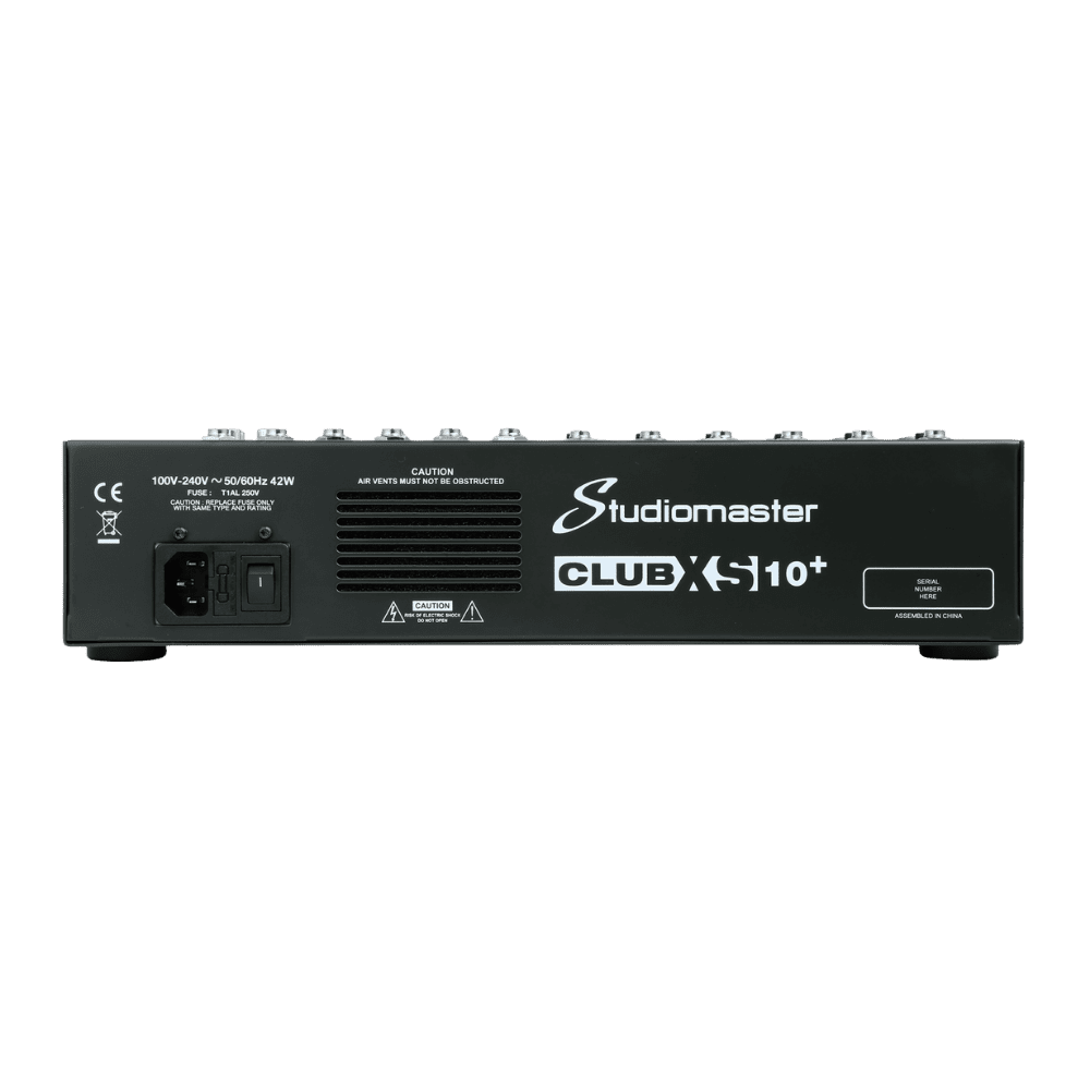 Studiomaster CLUB XS10+ 10-Channel Analog Mixer