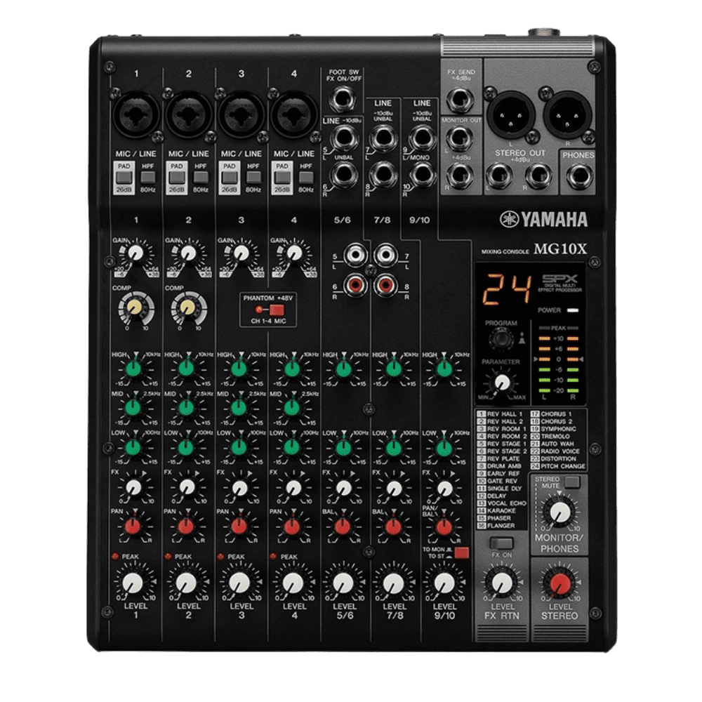 YAMAHA MG10X Mixing Console 1 YAMAHA MG10X Mixing Console