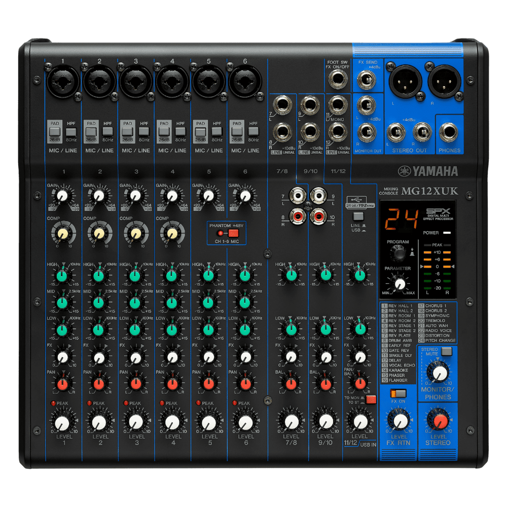 YAMAHA MG12XUK Mixing Console 1 YAMAHA MG12XUK Mixing Console