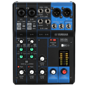 Yamaha MG06- 6-Channel Mixing Console