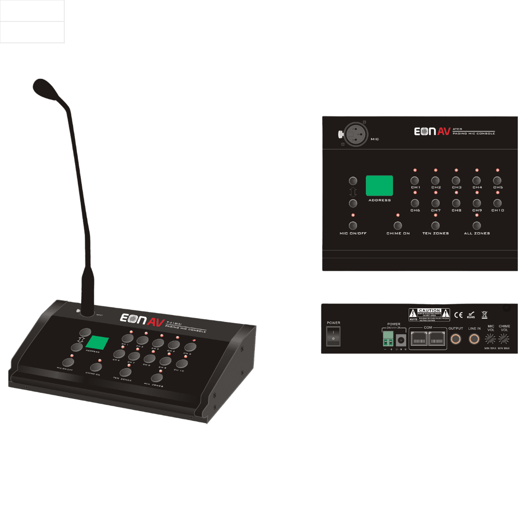 EON AV ATCS10 Zone Call Station 1 EON AV ATCS10 Zone Call Station